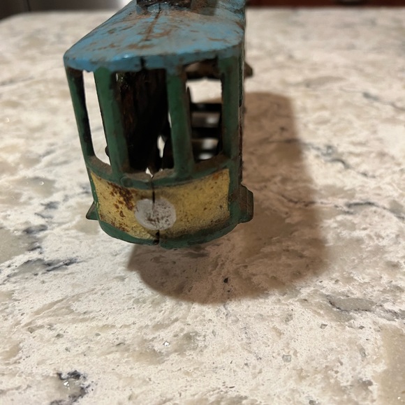 Vintage cast iron trolley 14 street car - Picture 3 of 5